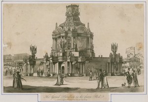 Templo de la Concordia erigido para la Paz de 1814 de English School