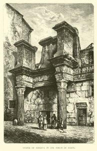 Templo de Minerva en el Foro de Nerva de English School