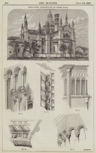 Arquitectura de Terracota del Norte de Italia (grabado) de English School