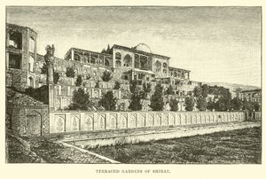 Jardines en terrazas de Shiraz