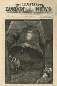 Prueba de la gran campana para la Catedral de San Pablo