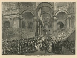 Visita de acción de gracias del Rey Jorge III a la Catedral de San Pablo de English School