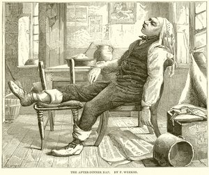 La siesta después de la cena