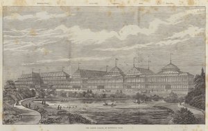 El Palacio Albert, en Battersea Park (grabado) de English School
