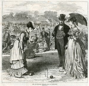 El Club de Croquet de Toda Inglaterra en Wimbledon de English School