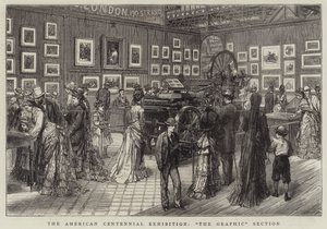 La exposición del centenario americano, sección de "The Graphic" de English School