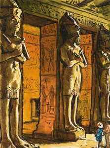 El antiguo templo egipcio de Abu Simbel