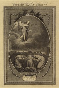 El ángel apareciendo a David de English School