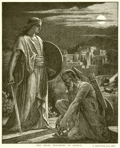 El ángel apareciendo a Josué