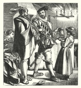 El Aparador del Tribunal Secreto (grabado) de English School