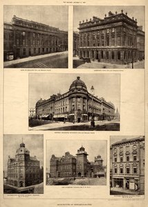 La arquitectura de Newcastle-on-Tyne, de "The Builder", 8 de octubre