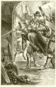 El arresto de Guy Fawkes de English School