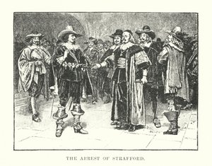 El arresto de Strafford (grabado)