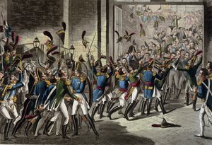 La Llegada de Napoleón (1769-1821) a las Tullerías el 20 de marzo de 1815