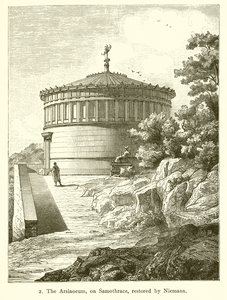 El Arsinoeum, en Samotracia, restaurado por Nietmann de English School