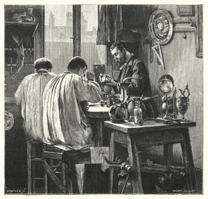 El arte de perseguir (grabado) de English School