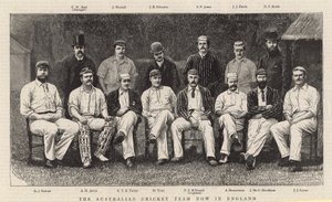 El equipo de cricket australiano ahora en Inglaterra