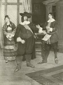 El Barbero de Sevilla, Acto I escena xi (grabado) de English School
