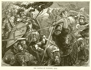 La batalla de Flodden, 1513