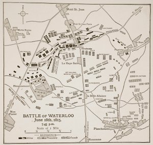 La Batalla de Waterloo, 18 de junio de 1815