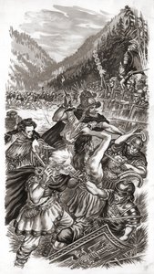 La Batalla del Bosque de Teutoburgo de English School