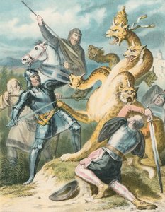 La batalla con el gran monstruo