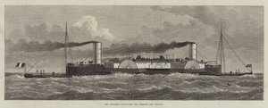 El Barco-Salón Bessemer para cruzar el Canal (grabado) de English School
