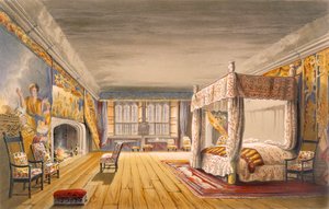 El Mejor Dormitorio, Casa Cotehele, c.1830-40 de English School