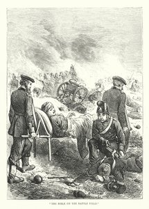 "La Biblia en el campo de batalla" (grabado) de English School