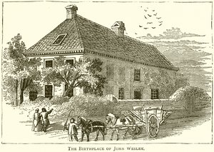 El lugar de nacimiento de John Wesley de English School