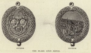 La medalla de oro negra (grabado)