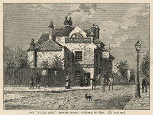 La taberna Black Lion en Chelsea de English School
