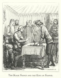 El Príncipe Negro y el Rey de Francia
