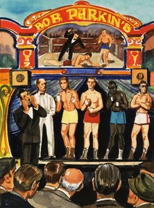 El puesto de boxeo de English School