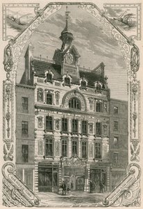 Oficinas de la Compañía Británica e Irlandesa de Telégrafos Magnéticos, Threadneedle Street, Londres