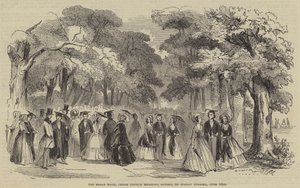 El Broad Walk, Christ Church Meadows, Oxford, el domingo por la tarde de English School