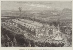 El edificio para la Exposición Industrial Internacional en Edimburgo de English School