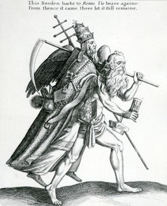 ¿La carga de vuelta a Roma? circa 1641 de English School