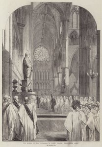 El entierro de Lord Macaulay en el Rincón de los Poetas, Abadía de Westminster