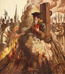 La quema de Cranmer de English School