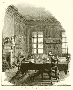 La sala del gabinete, Downing Street de English School