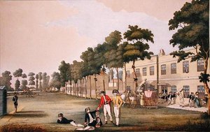 Los barracones de cadetes en el Arsenal, Londres de English School
