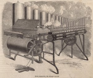 El Calliope, un órgano de vapor inventado por Arthur S. Denny en América