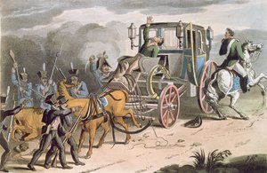 La captura del carruaje de Bonaparte en Waterloo, 18 de junio de 1815, 1816