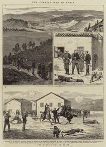 La guerra carlista en España (grabado)