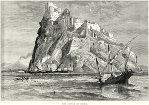 El castillo de Ischia (grabado)