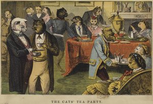 La fiesta del té de los gatos