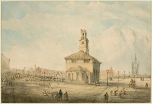 El mercado de ganado, Newcastle upon Tyne de English School