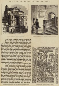 La Celebración del Memorial de Caxton (grabado)