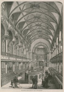 La Sinagoga Judía Central, Great Portland Street, Londres de English School